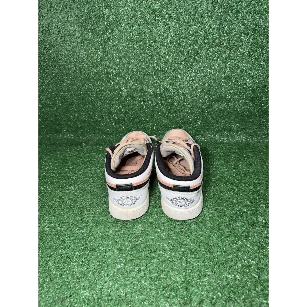 Nike Air Jordan 1 Women Size 5.5 Boys 4Y Beige Low Top Basketball Shoes Sneakers